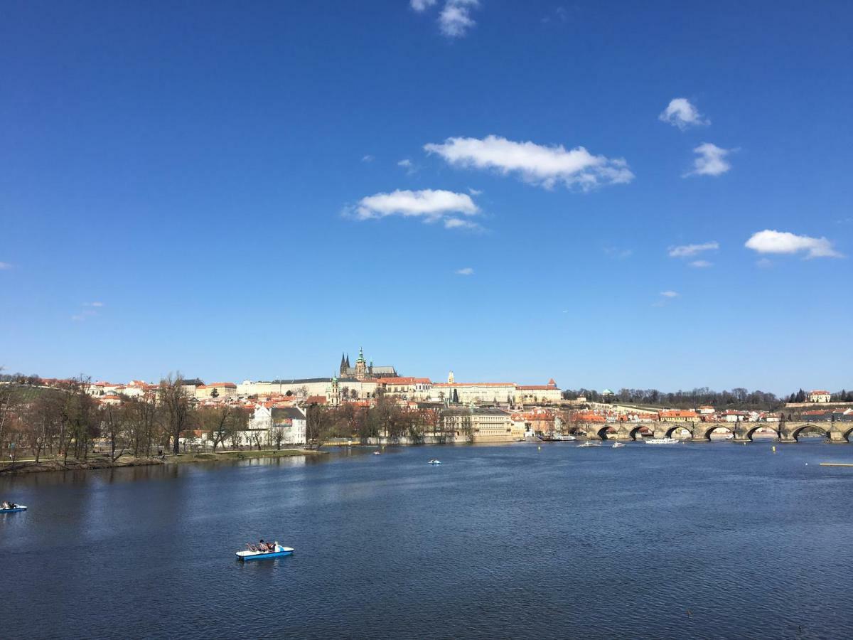 The Dancing House Residence, Two Bedroom Apartment With Balcony Near River! Prag Dış mekan fotoğraf